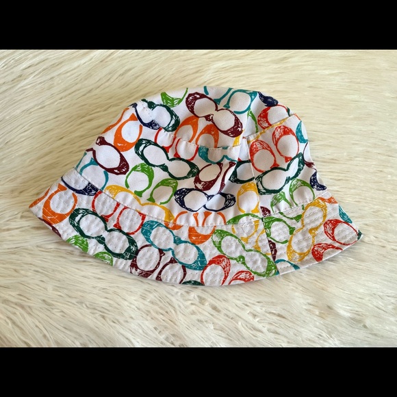Coach Rainbow Signature Bucket Hat 